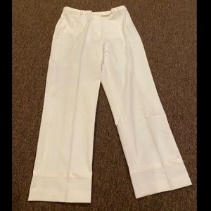 Like New EUC! Sz.2 Trousers Etc New York Stretch Cream Business Career Pants
